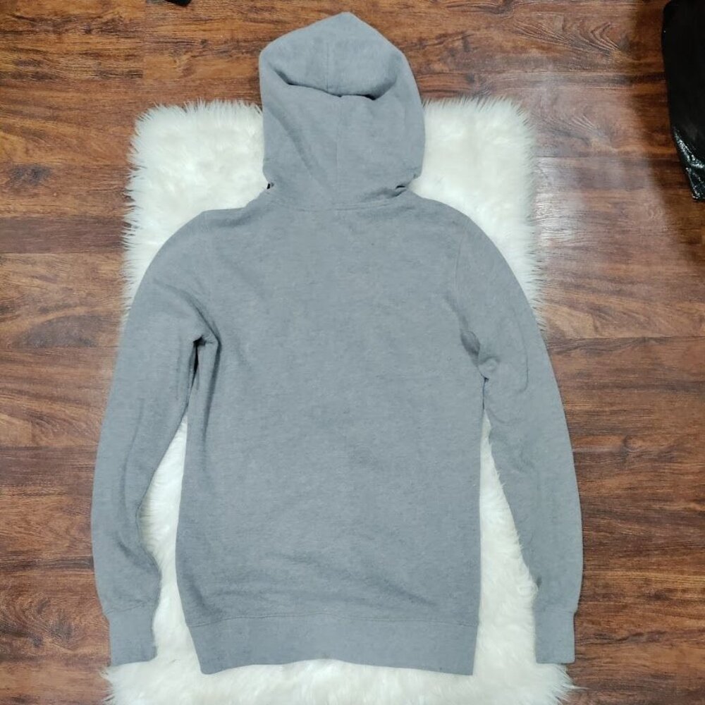 Vintage Victoria's Secret PINK Women's Small Logo Streetwear Zip-Up Hoodie Gray - Picture 6 of 12